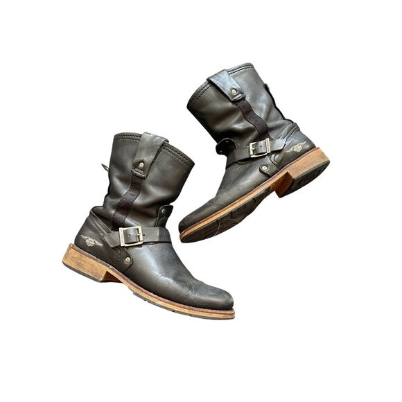 Harley Davidson leather boots - Picture 3 of 6